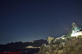 Sternenhimmel (Italia, Calabria, Pentidattilo); Aufnahme: 17mm; F3,2; ISO640; 13sek. (SLR)_3420